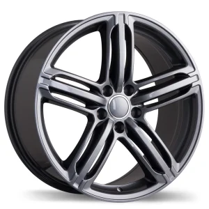 Replika – R133A – Gunmetal – 17″x8″ 35mm – All weather Wheels – R133A-1780-44MN+35R664